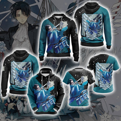 Attack On Titan - Levi New Look Unisex 3D T-shirt
