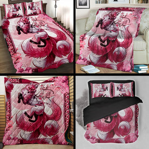 Sakura Fox 3D Throw Blanket