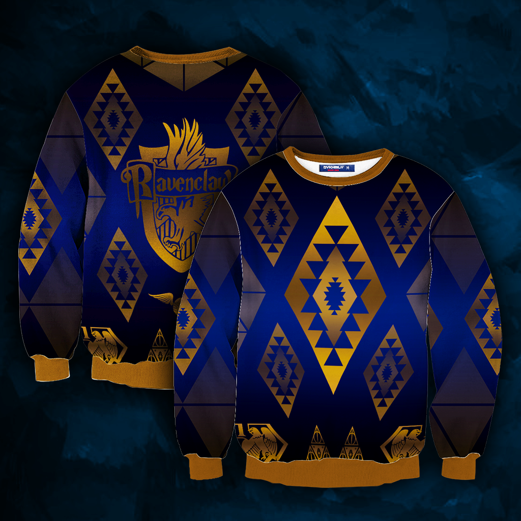 Hogwart Proud To Be A Ravenclaw Harry Potter 3D Sweater