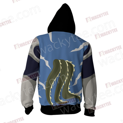 Inuyasha Naraku Cosplay Zip Up Hoodie Jacket