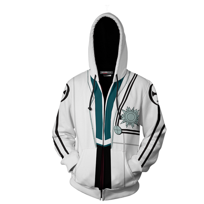 D. Gray Man Bak Chang Cosplay Zip Up Hoodie Jacket