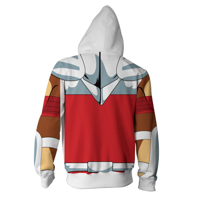 Pegasus Seiya Cosplay Zip Up Hoodie Jacket