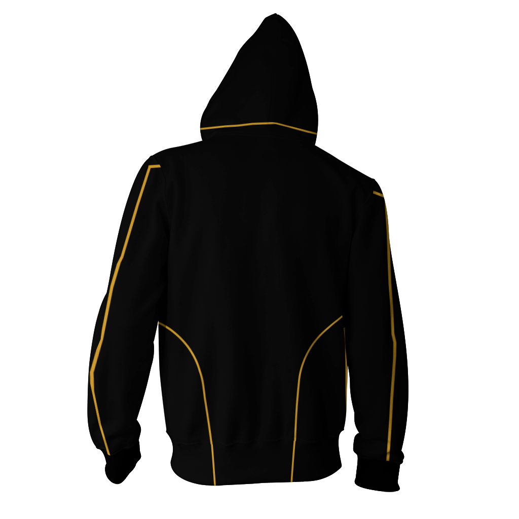 Marvel X-men Black Cosplay Zip Up Hoodie Jacket