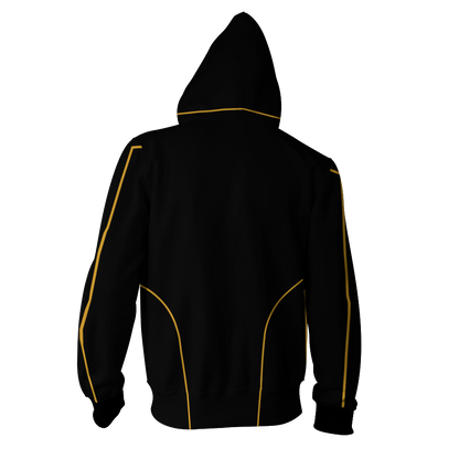 Marvel X-men Black Cosplay Zip Up Hoodie Jacket
