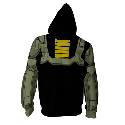 Halo Game Zip Up Hoodie Jacket