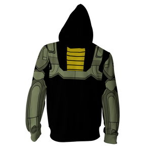 Halo Game Zip Up Hoodie Jacket