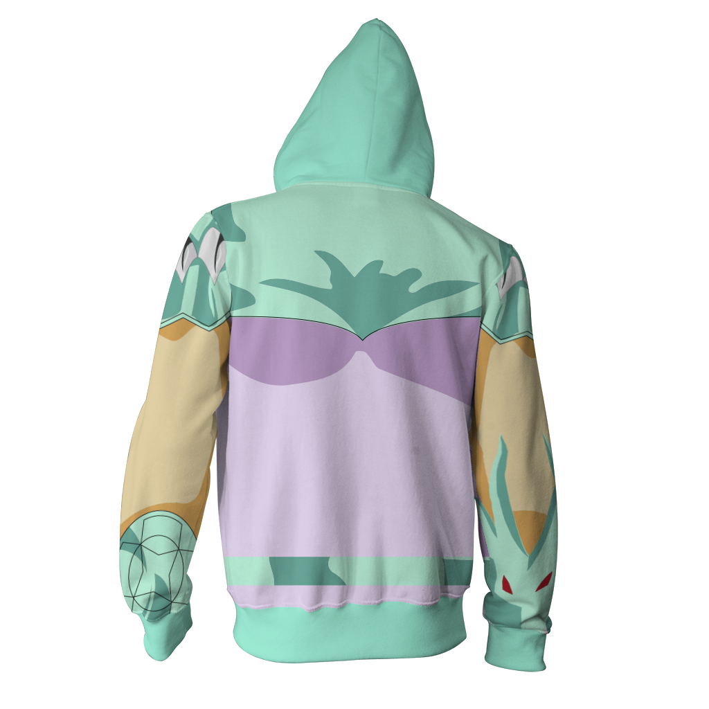 Saint Seiya Dragon Shiryu Cosplay Zip Up Hoodie