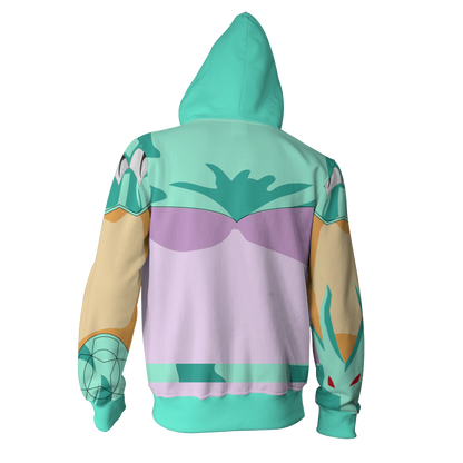 Saint Seiya Dragon Shiryu Cosplay Zip Up Hoodie