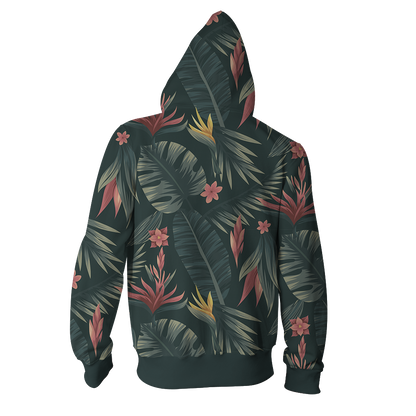 Studio Ghibli And Alice In Wonderland Zip Up Hoodie