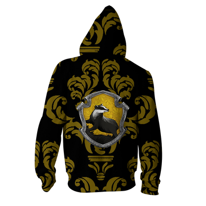 Loyal Like A Hufflepuff Harry Potter New Collection Zip Up Hoodie
