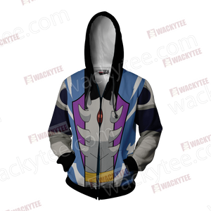 Inuyasha Naraku Cosplay Zip Up Hoodie Jacket