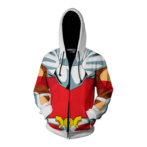 Pegasus Seiya Cosplay Zip Up Hoodie Jacket