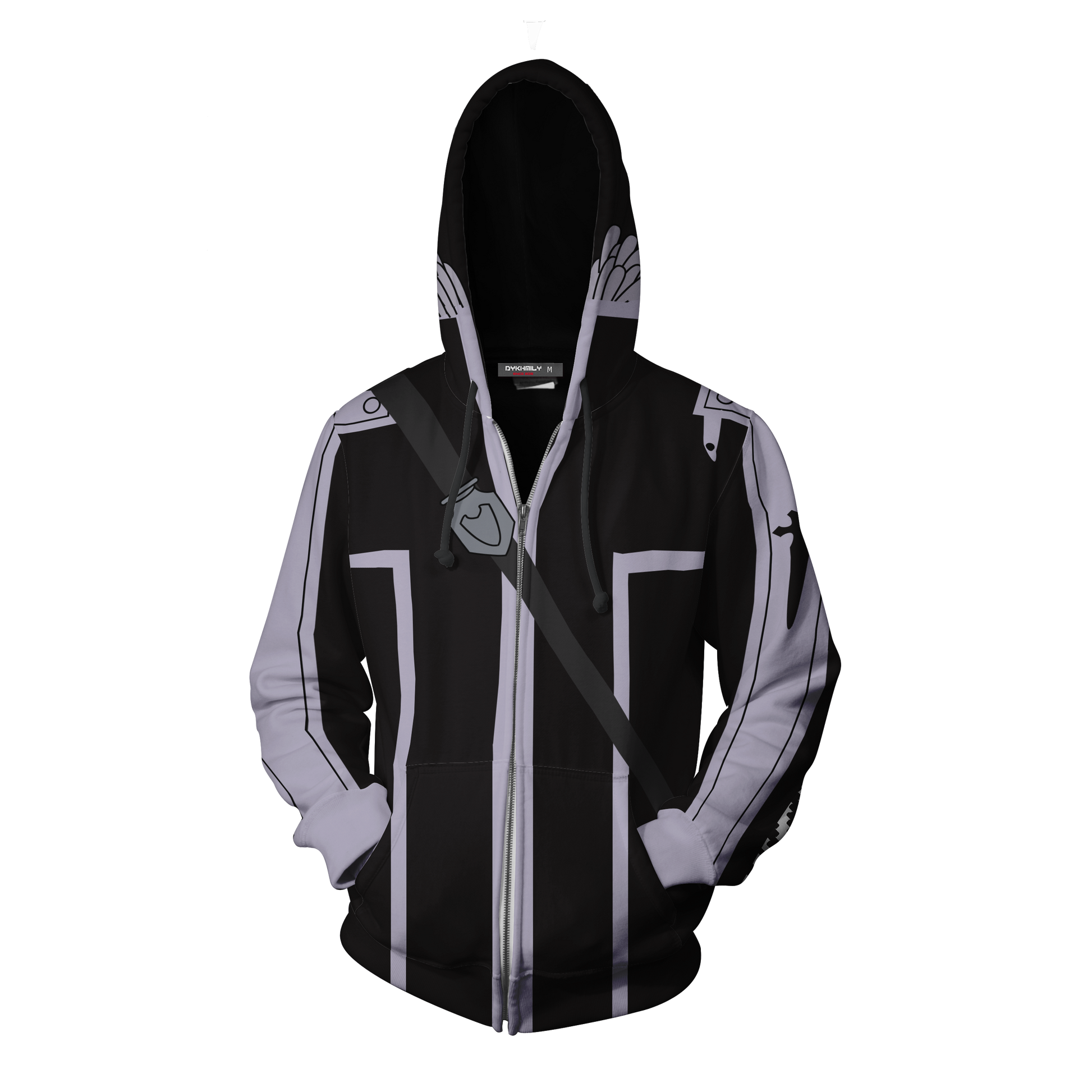 Sword Art Online Kirito Cosplay (ALfheim Online Ver) Zip Up Hoodie Jacket