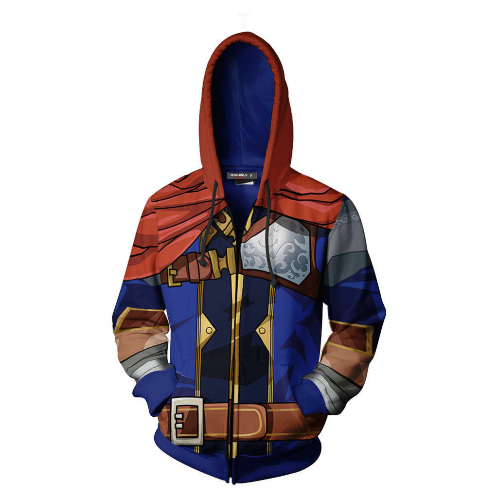 Fire Emblem Ike Cosplay Zip Up Hoodie Jacket