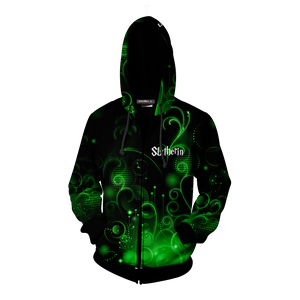 The Cunning Slytherin Harry Potter New Collection Zip Up Hoodie