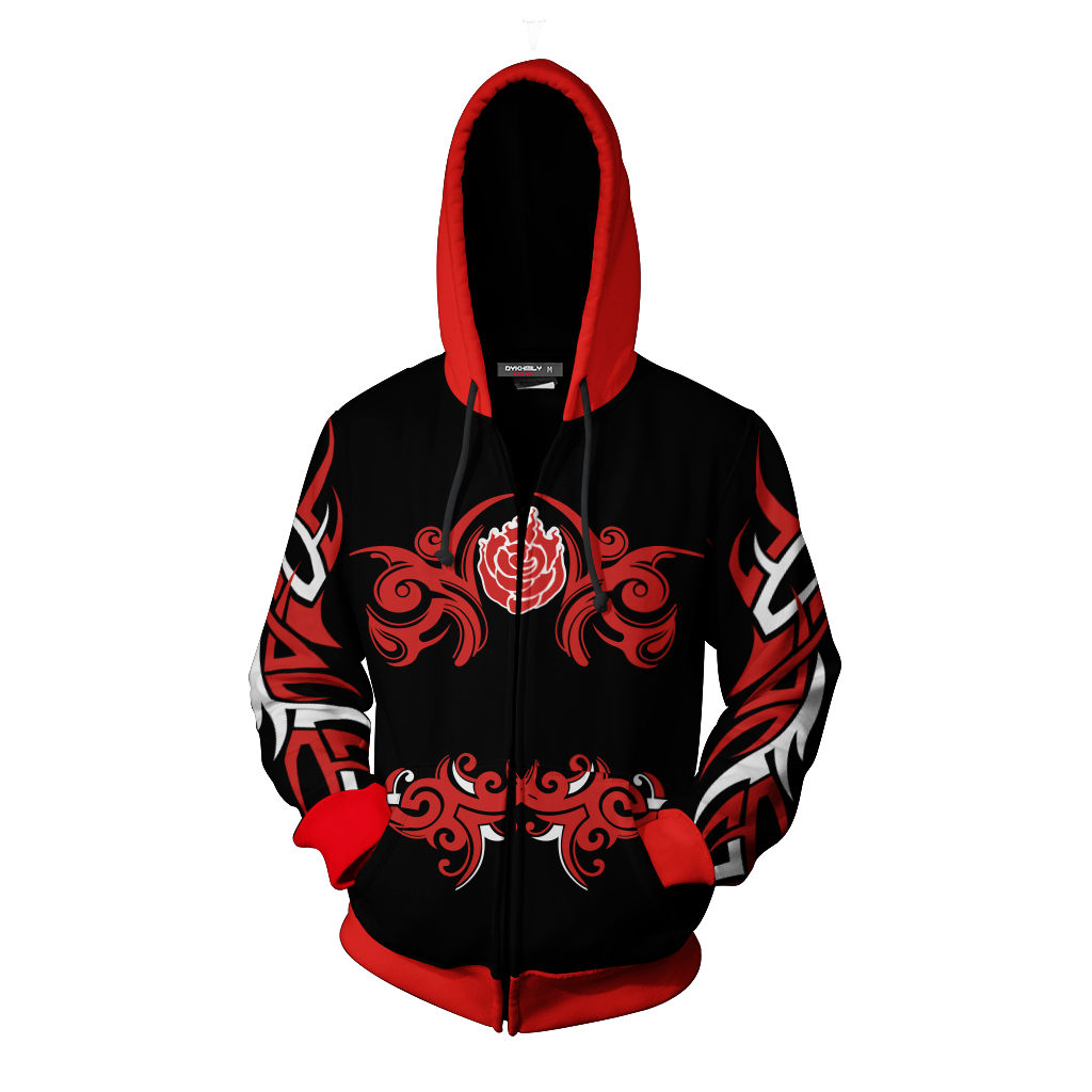 Rwby zipper shop hoodie