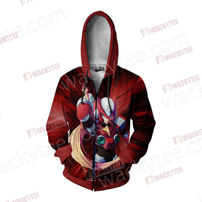 Mega Man - Zero Zip Up Hoodie