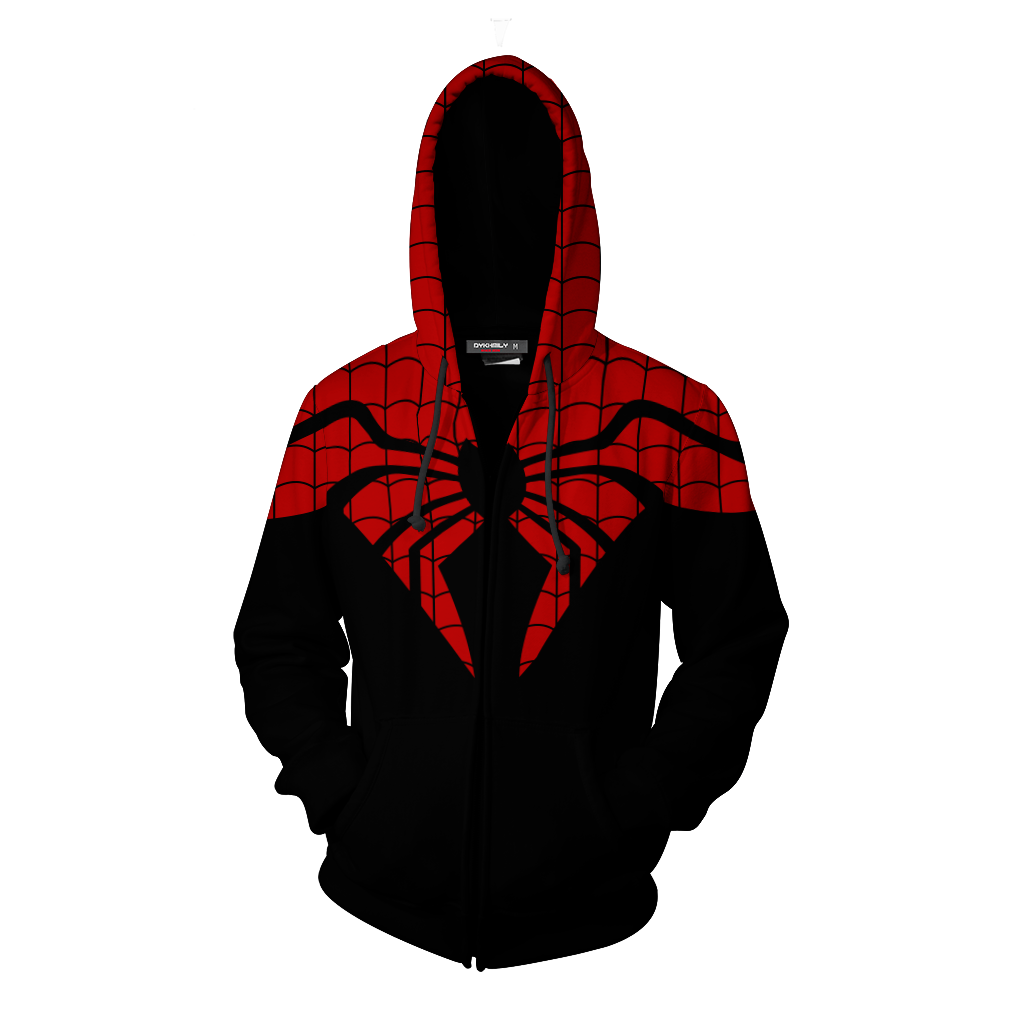 The Superior Spider-Man Cosplay Zip Up Hoodie Jacket