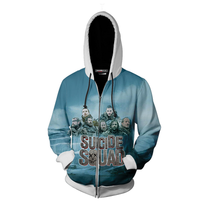 Suicide Squad Game Of Thrones Version Zip Up Hoodie Jacket