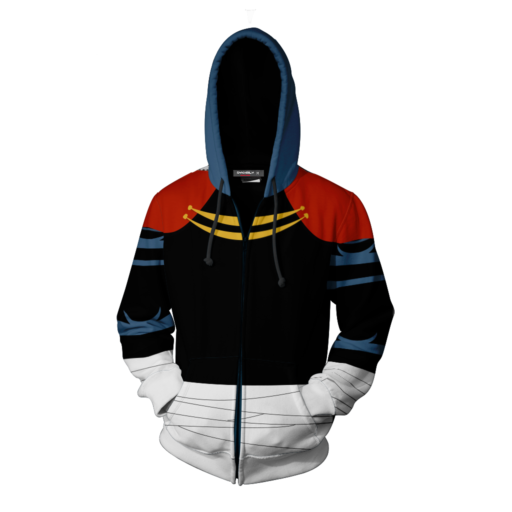 Tengen Toppa Gurren Lagann Kamina Cosplay Zip Up Hoodie Jacket