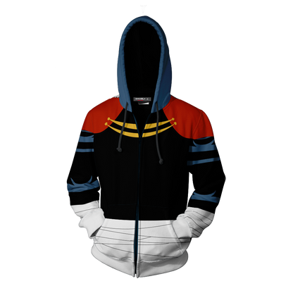 Tengen Toppa Gurren Lagann Kamina Cosplay Zip Up Hoodie Jacket