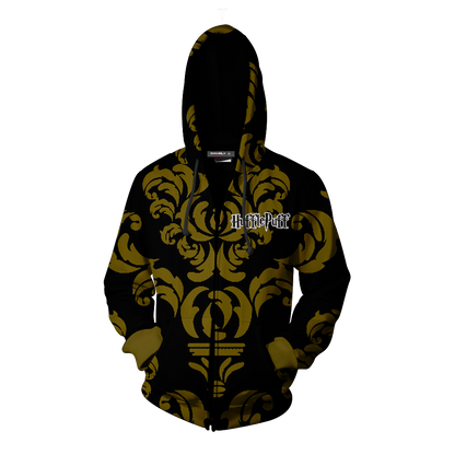 Loyal Like A Hufflepuff Harry Potter New Collection Zip Up Hoodie