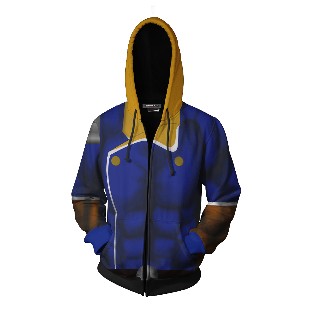 Captain Falcon Cosplay Zip Up Hoodie Jacket