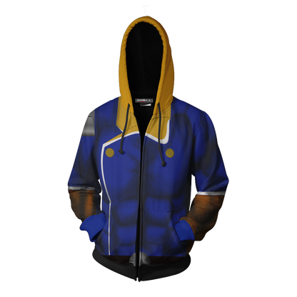 Captain Falcon Cosplay Zip Up Hoodie Jacket