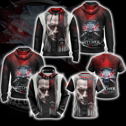 The Witcher Wild Hunt New Look Unisex Zip Up Hoodie