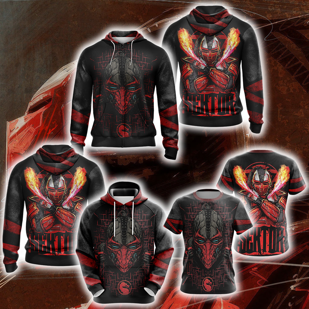 Mortal Kombat Sektor Unisex 3D T-shirt