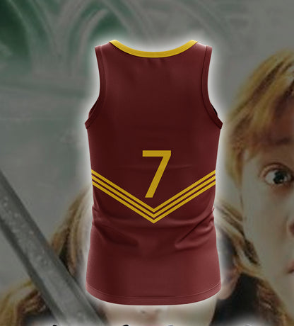 Harry Potter The Gryffindor Quidditch Team 3D Tank Top