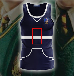 Harry Potter The Ravenclaw Quidditch Team (Customized Number) 3D Tank Top