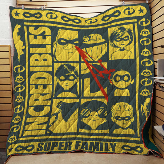 Incredibles 3D Quilt Blanket Queen (203x228CM)