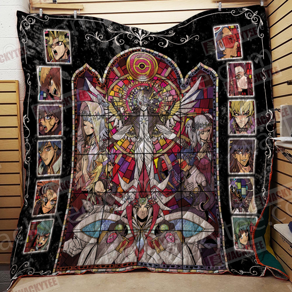 Yu Gi Oh! Characters 3D Quilt Blanket