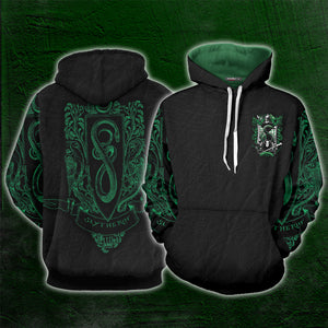 Slytherin Edition Harry Potter 3D Hoodie