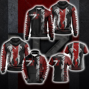 Mass Effect New Look Unisex 3D Hoodie