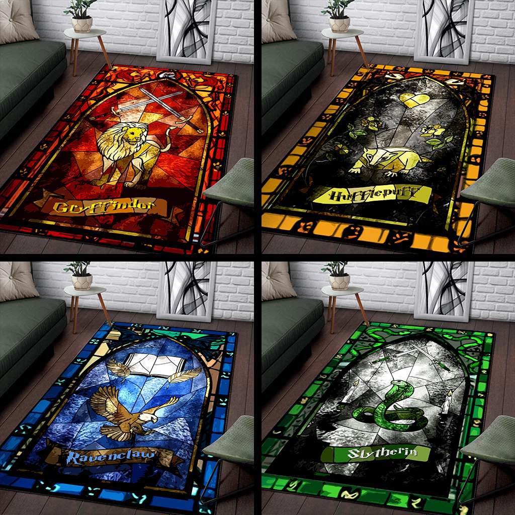 Harry Potter Gryffindor Square Rug – WackyTee