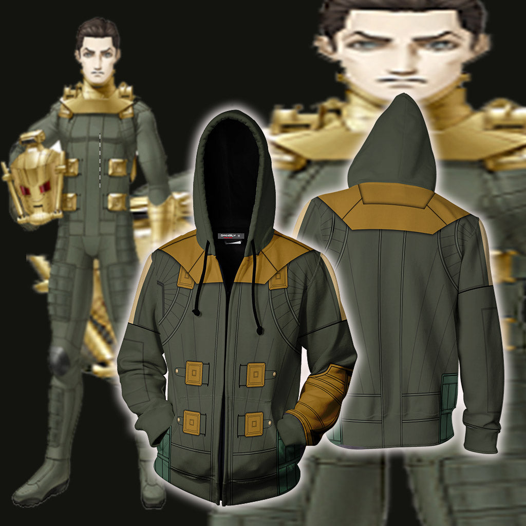 Shin Megami Tensei: Strange Journey Cosplay Zip Up Hoodie Jacket