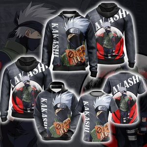 Naruto - Kakashi New Look Unisex Zip Up Hoodie