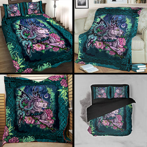 World of Warcraft - The Fairy Wings And Magic Cat 3D Quilt Set   