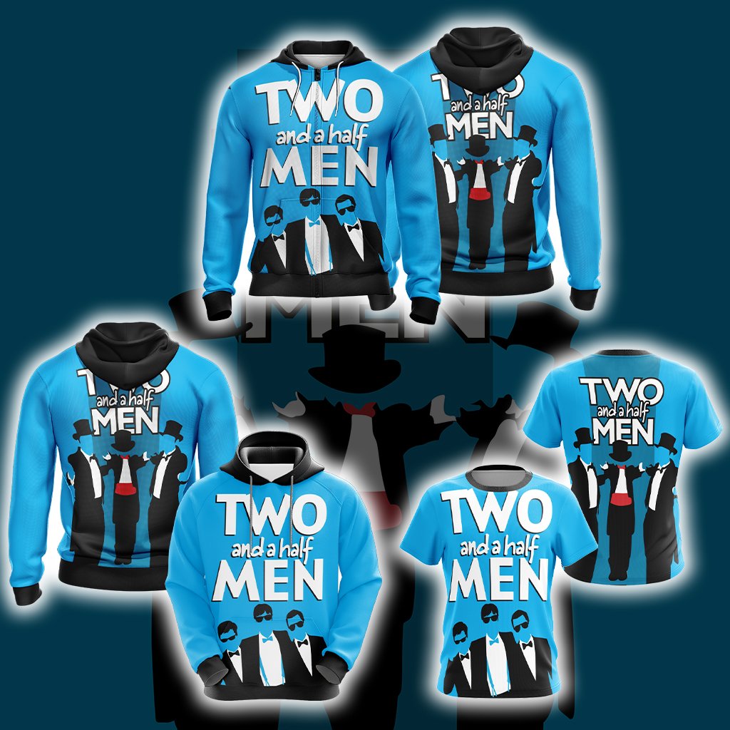 Two And A Half Men TV Show Unisex Zip Up Hoodie