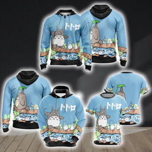 Totoro Unisex Zip Up Hoodie