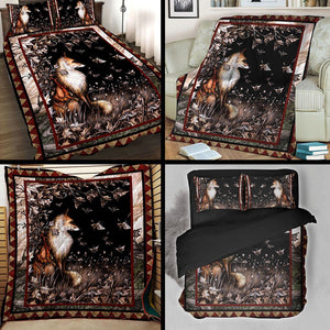 Aesthetic Fox 3D Throw Blanket