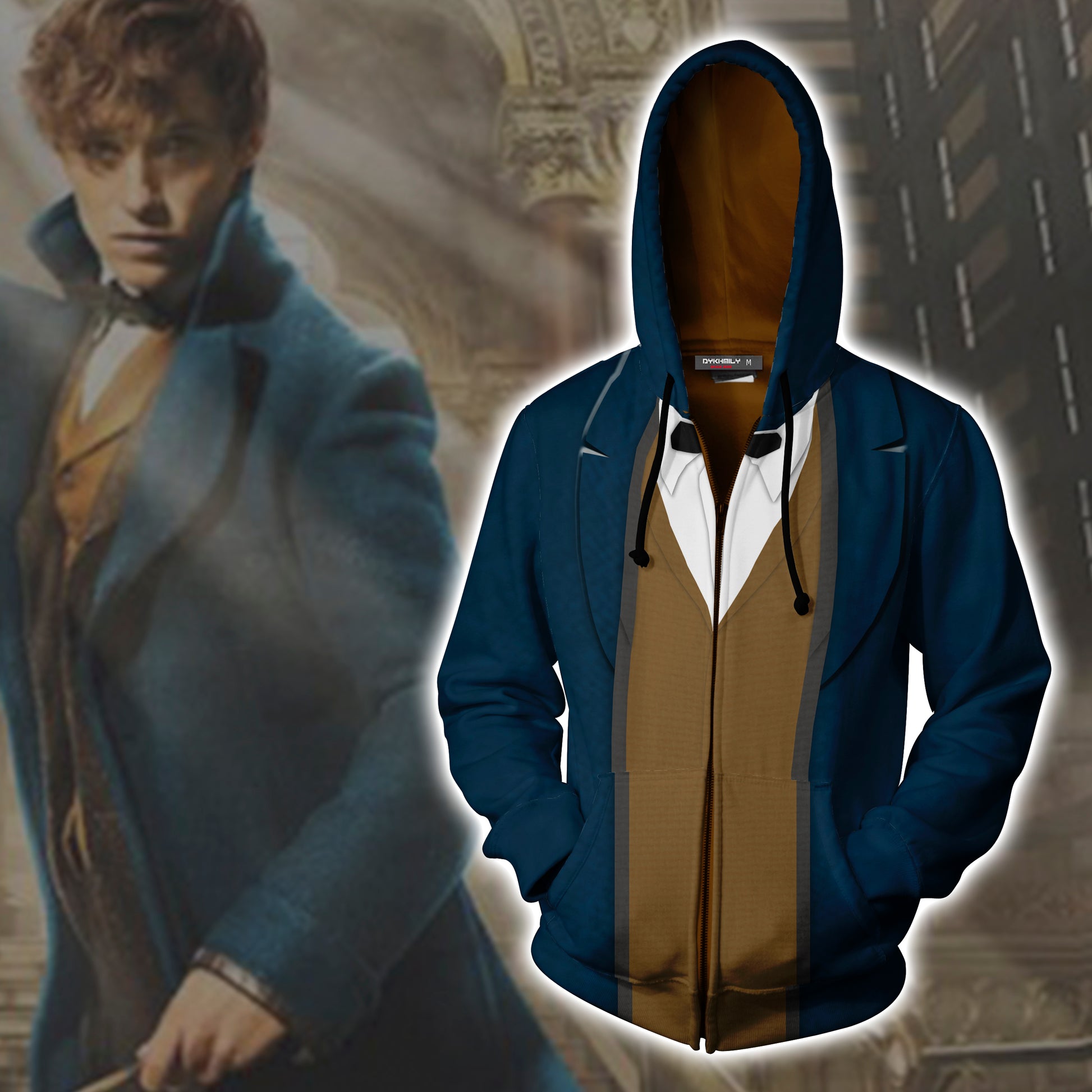 Newt Scamander Fantastic Beast Harry Potter Fan Zip Up Hoodie