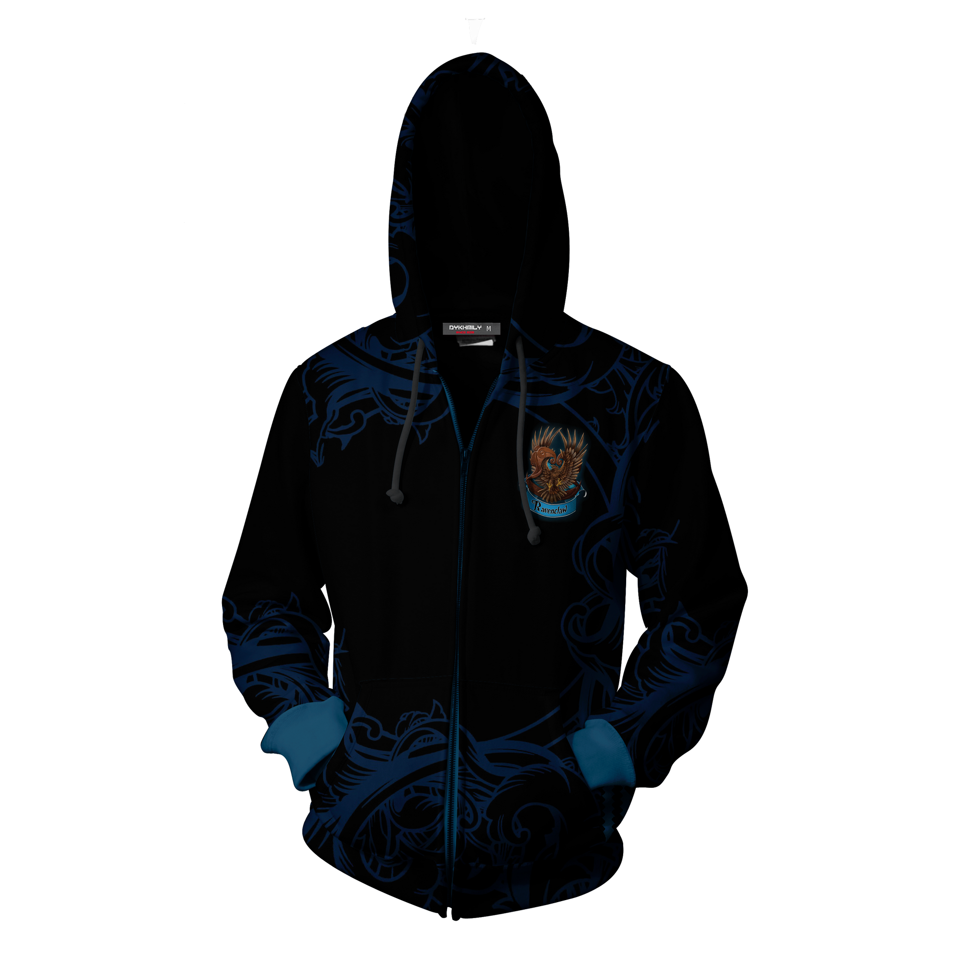 Wise Like A Ravenclaw Harry Potter Zip Up Hoodie