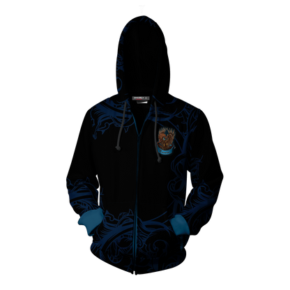 Wise Like A Ravenclaw Harry Potter Zip Up Hoodie