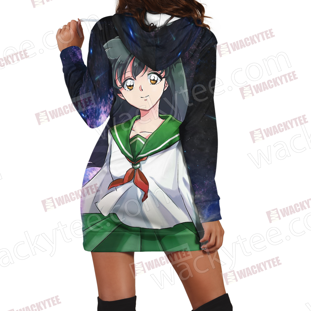 Inuyasha - Kagome New Look 3D Hoodie Dress