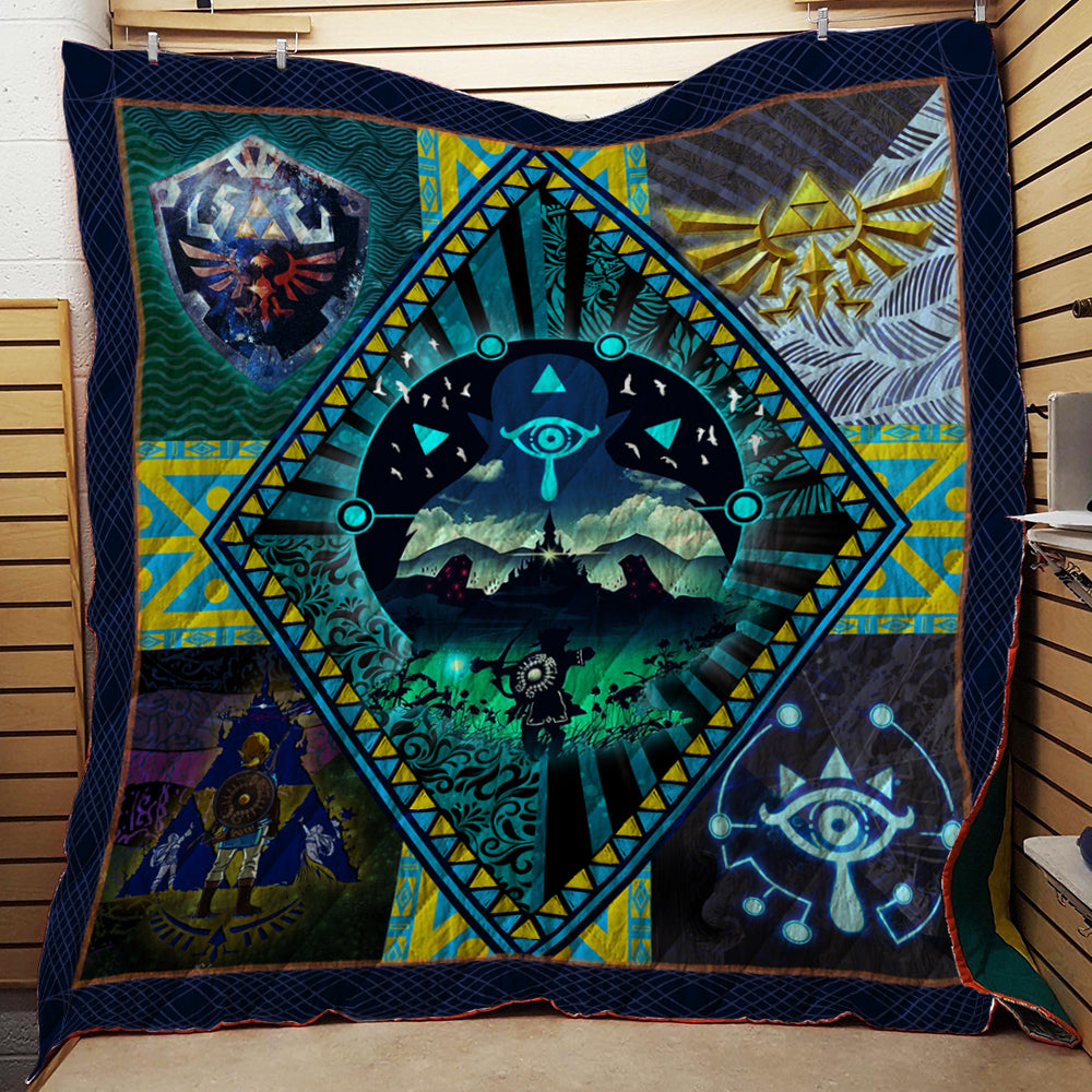 The Legend Of Zelda 3D Quilt Blanket Queen (203x228CM)