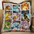 Pokemon Eevee Evolution 3D Quilt Blanket Twin (150x180CM)  