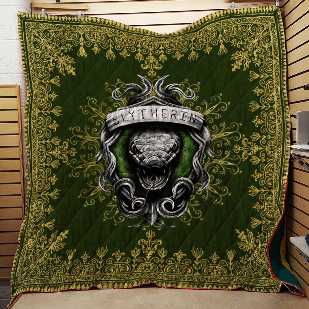 Mandala The Slytherin Snake Harry Potter 3D Quilt Blanket Queen (203x228CM)